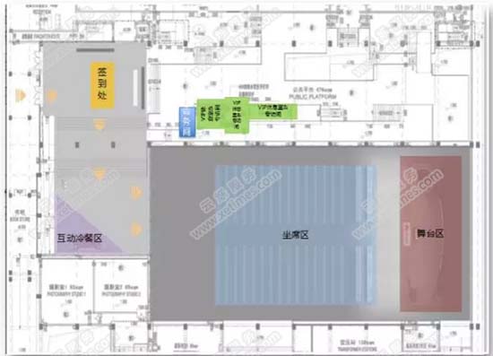 莉莉絲游戲發布會現場平面圖